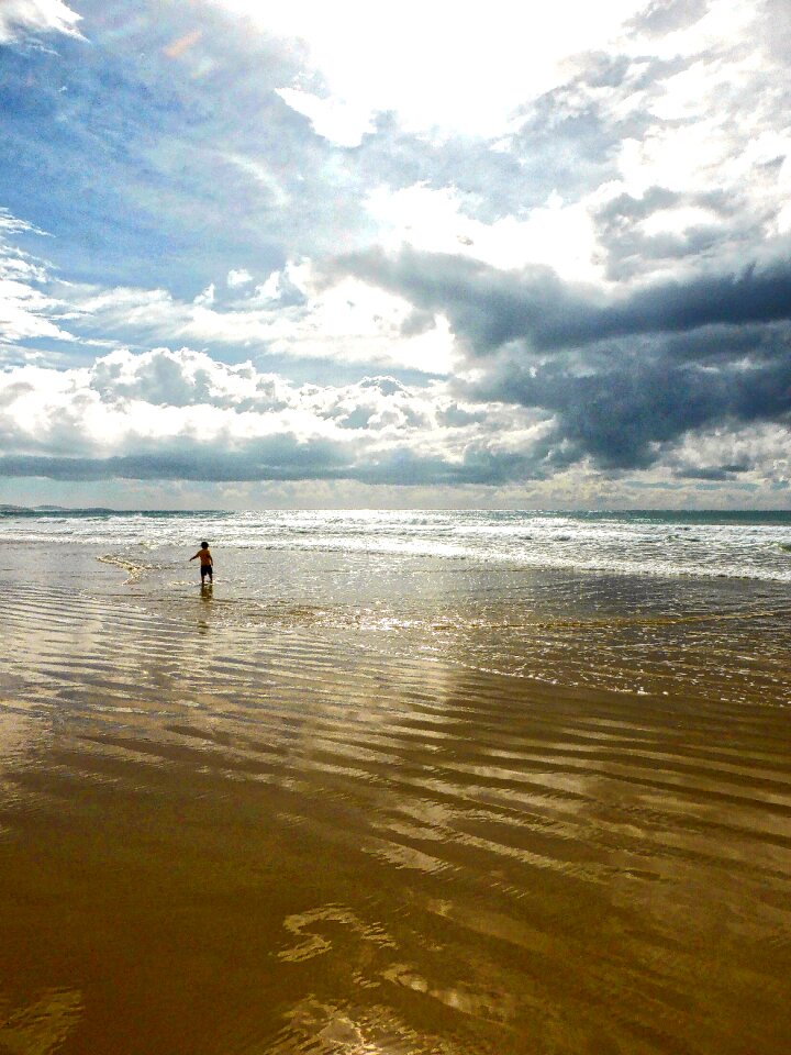 Ocean seascape sky photo