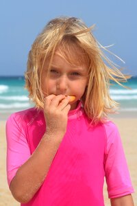 Child people sea