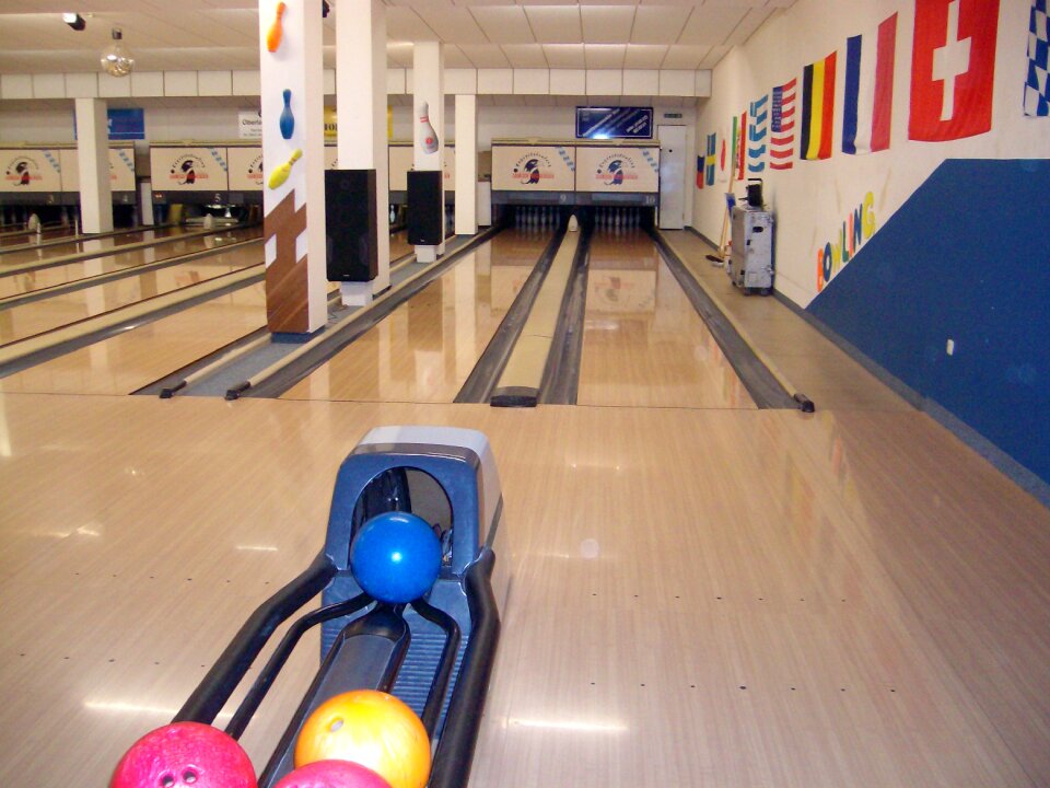 Leisure bowling alley ball