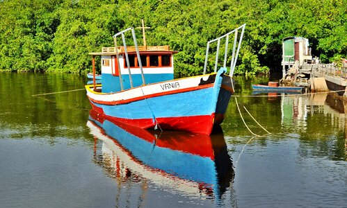 Boat reflection rio