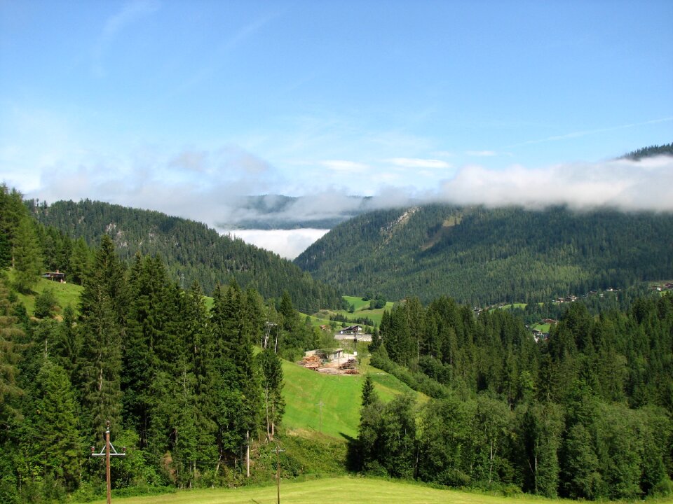 Sky fog blue