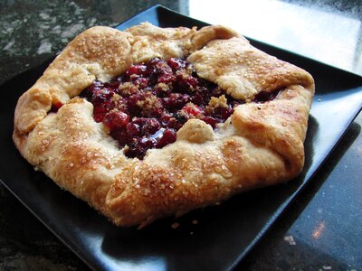 Galette sweet fruit