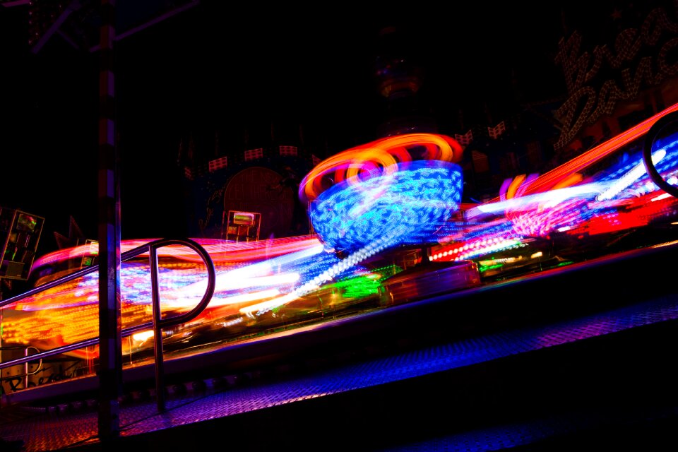 Hustle and bustle long exposure color