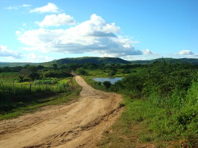 Rural road uiraúna-pb photo