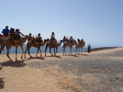 Desert ship ride transport photo