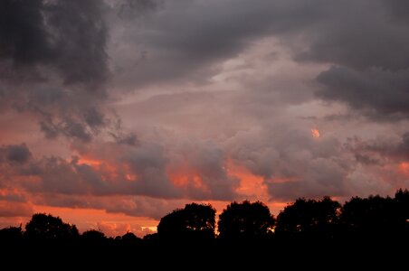 Sunset himmel cloud photo