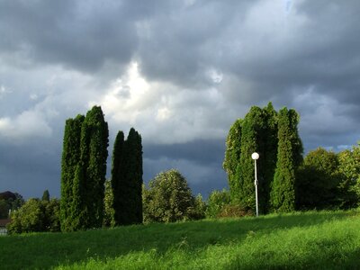 Storm landscape street lighting