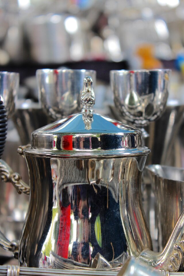 Antique shiny polished