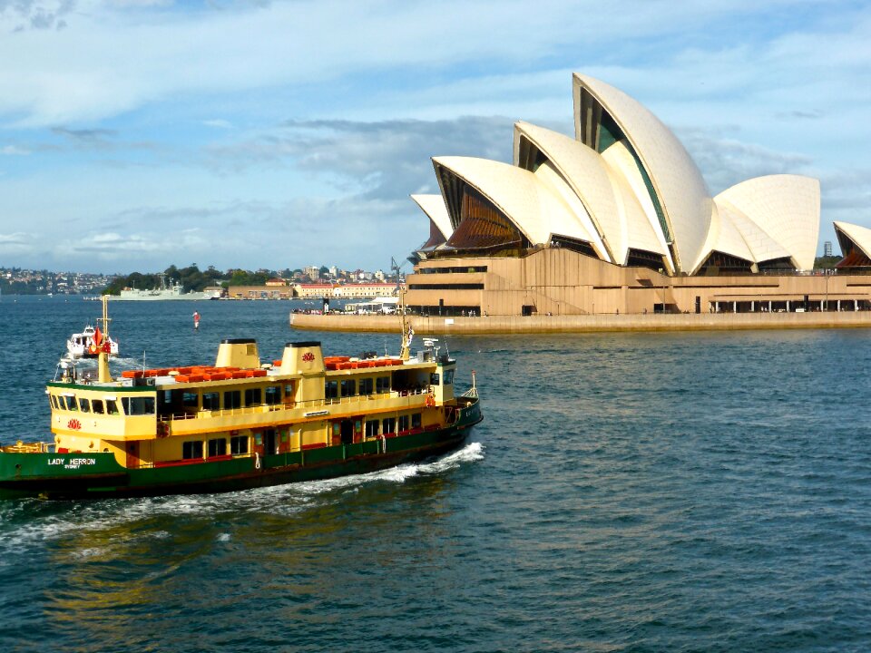 Landmark harbour ship