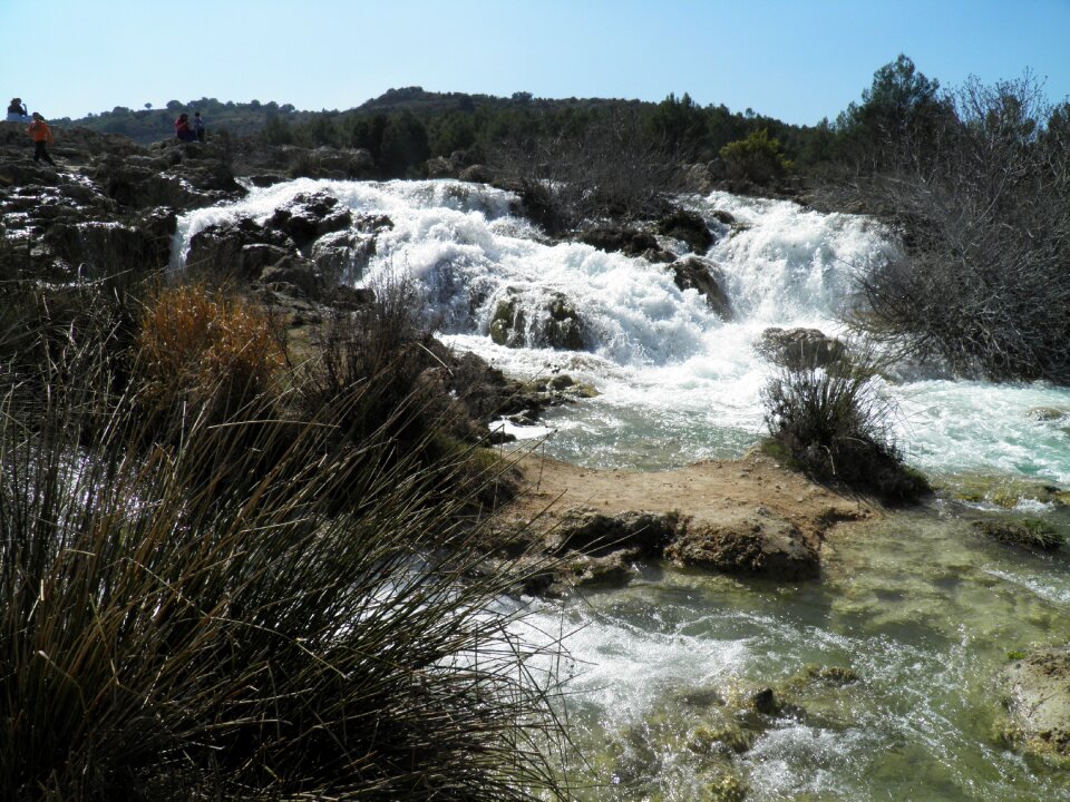 Nature waterfall landscape