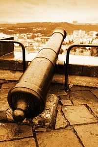 Artillery battle cannon photo