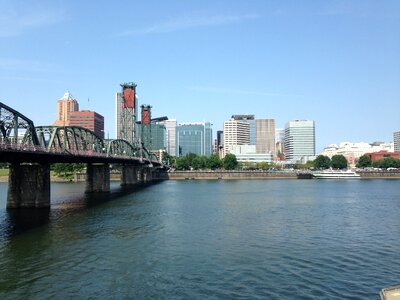 Willamette river river bridge