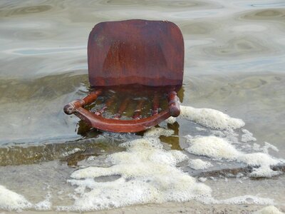 Chair garbage waste photo