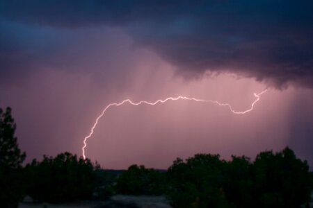 Storm flash nature