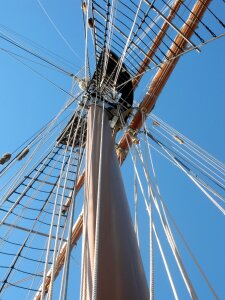 Sailboat rigging maritime