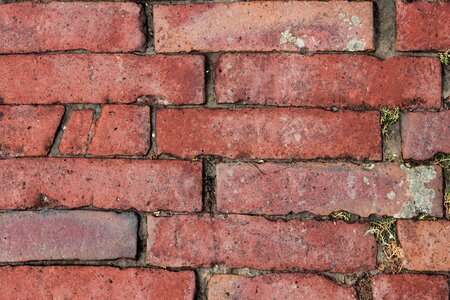 Texture red masonry