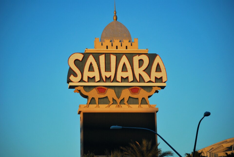 Architecture casino sign