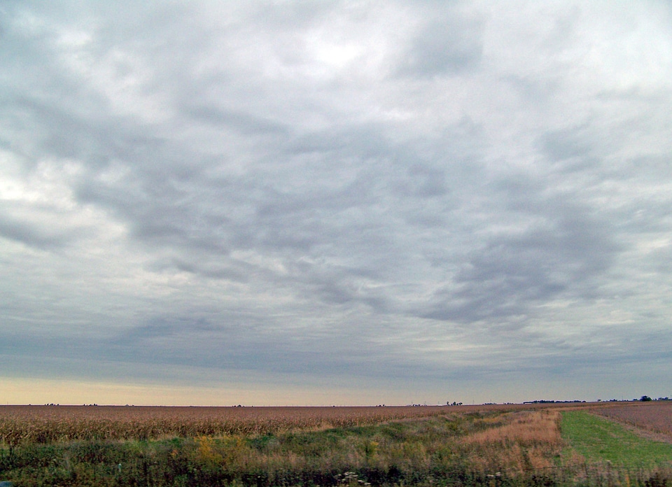 Fall farm landscape