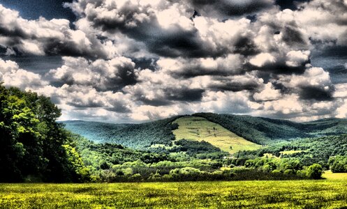Nature mountains pastoral