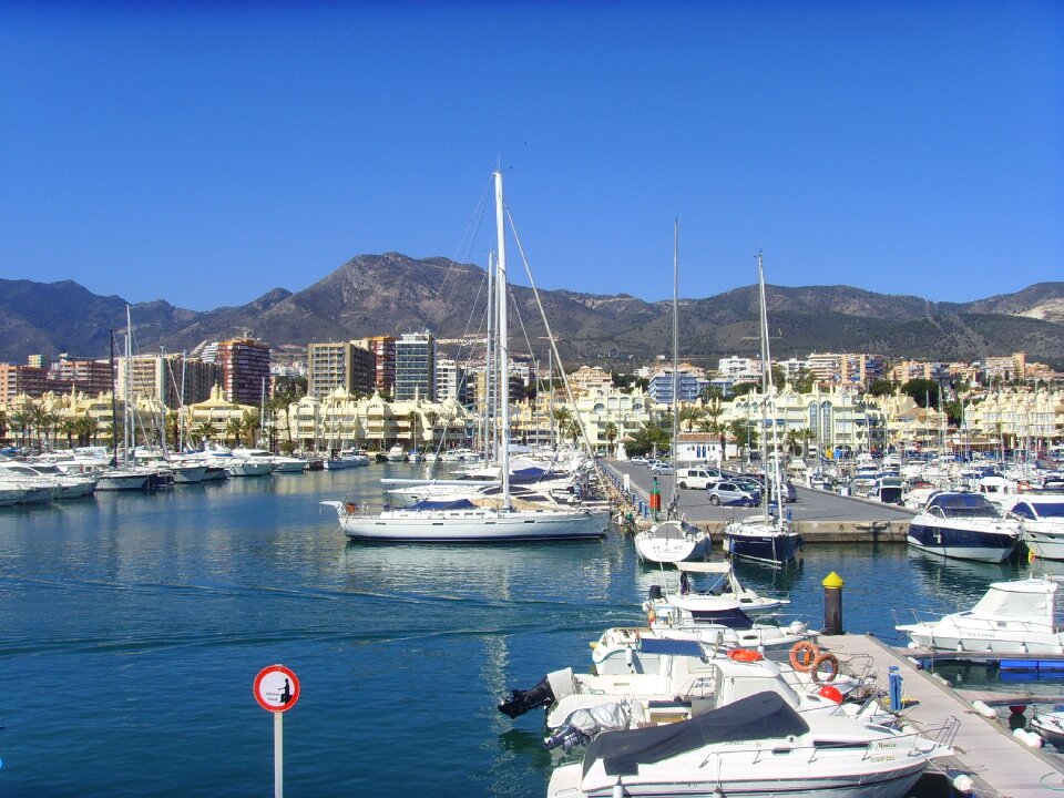 Costa del sol marina boats photo