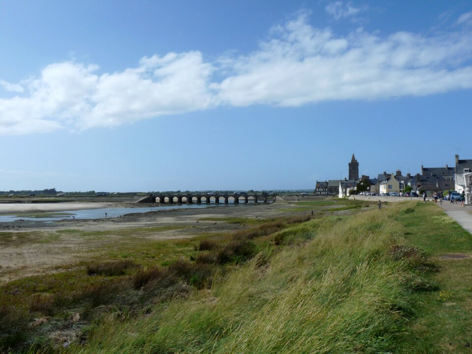 Summer old bridge bridge