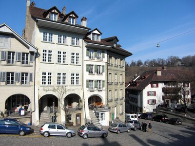 Historic center downtown switzerland