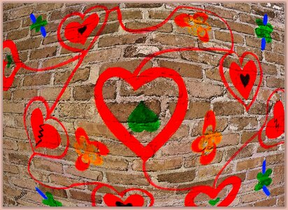 Art colorful heart
