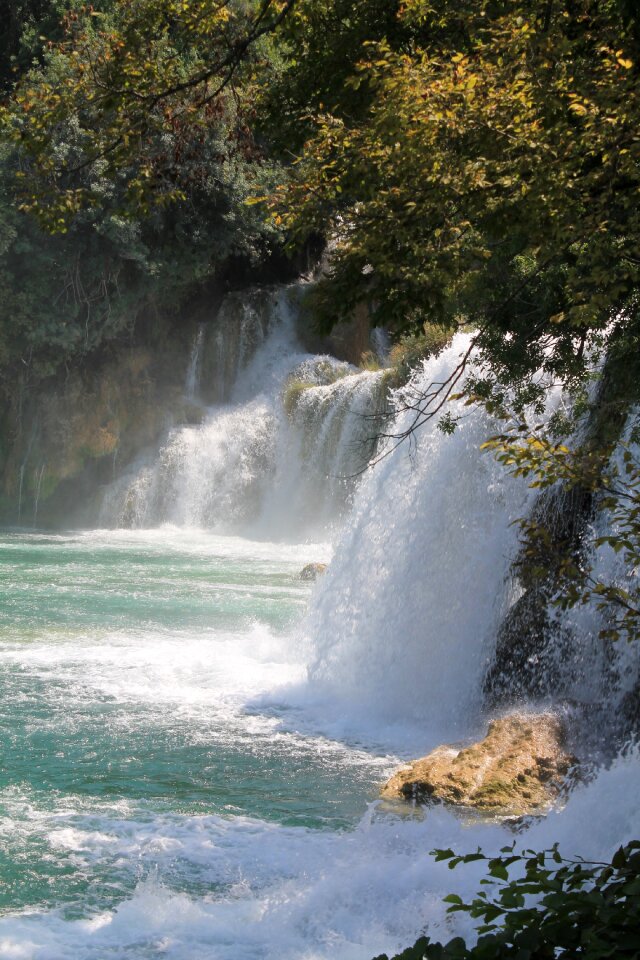 Waterfall croatia krka