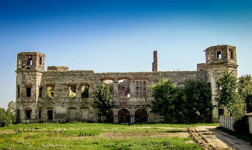Castle the ruins of the