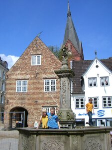 Nordermarkt neptunbrunnen downtown