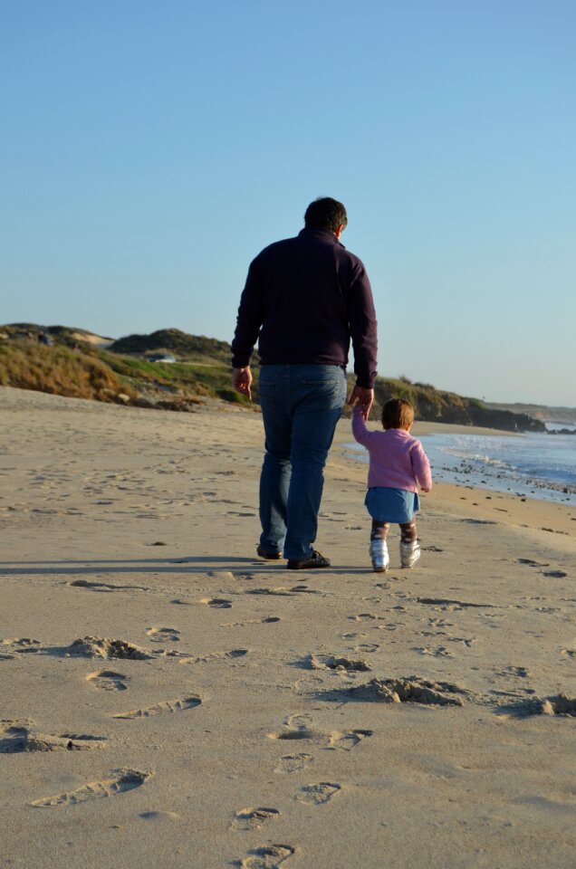 Father and daughter children love