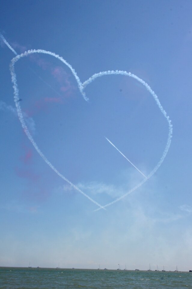 Air show sea england