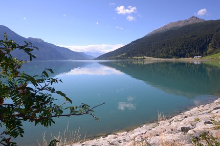 Val venosta lake resia lake photo