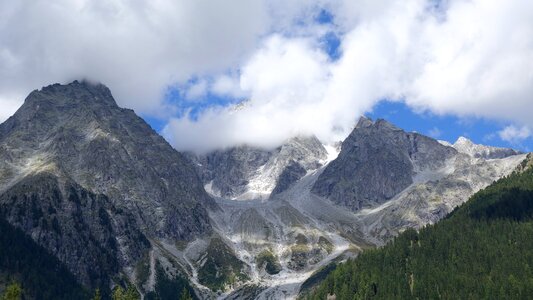 Alpine hiking nature photo