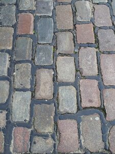 Texture stones road