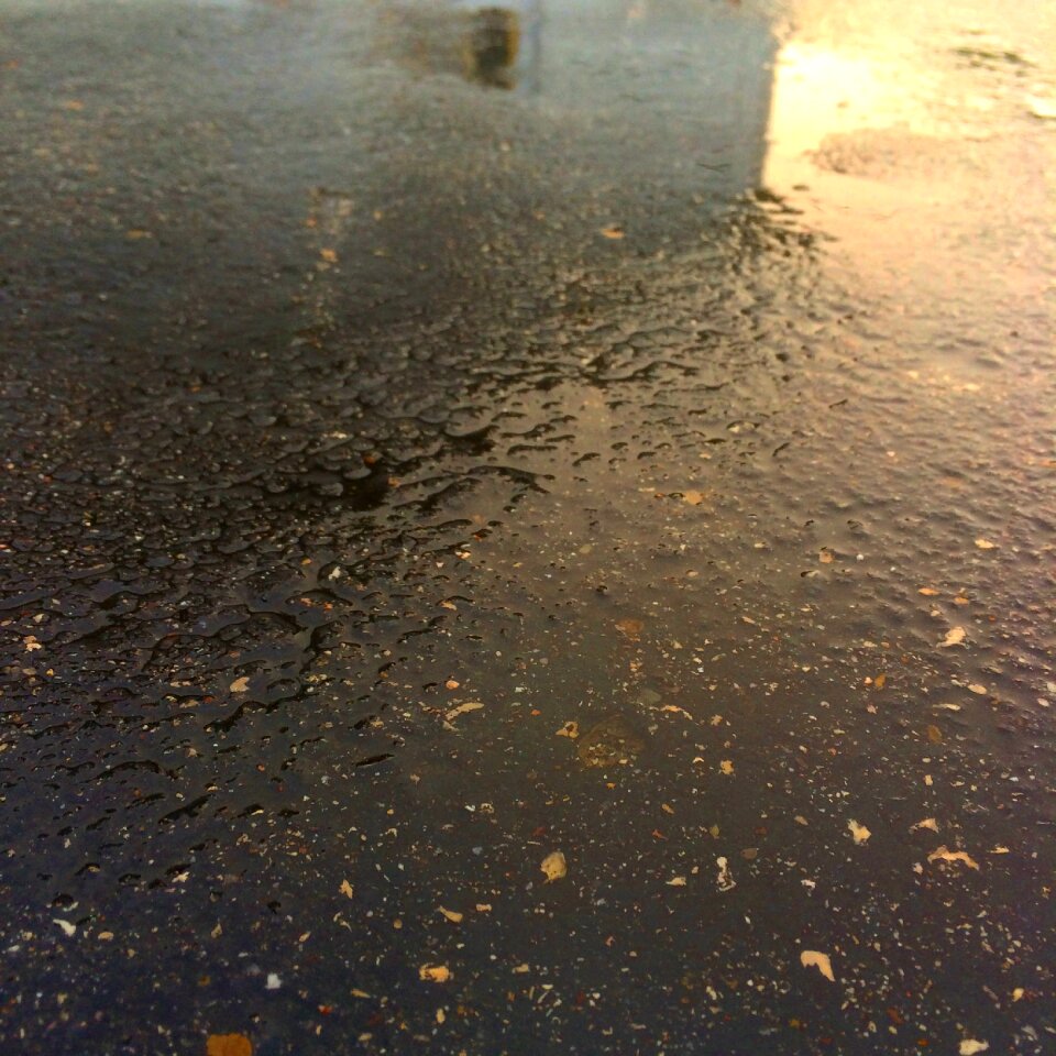 Sunset weather paving