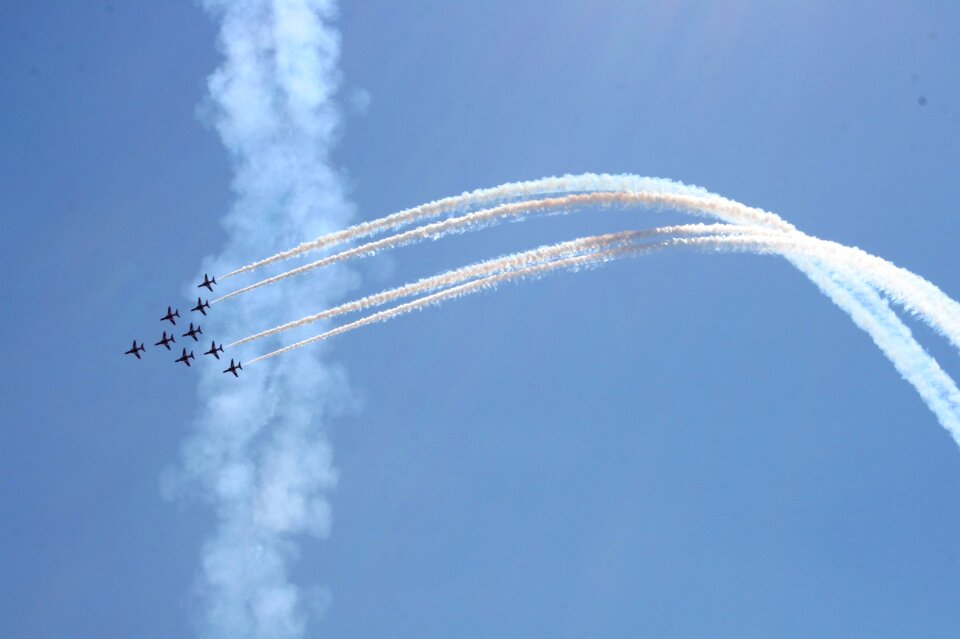 British plane eastbourne sky