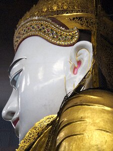 Temple face buddhism photo