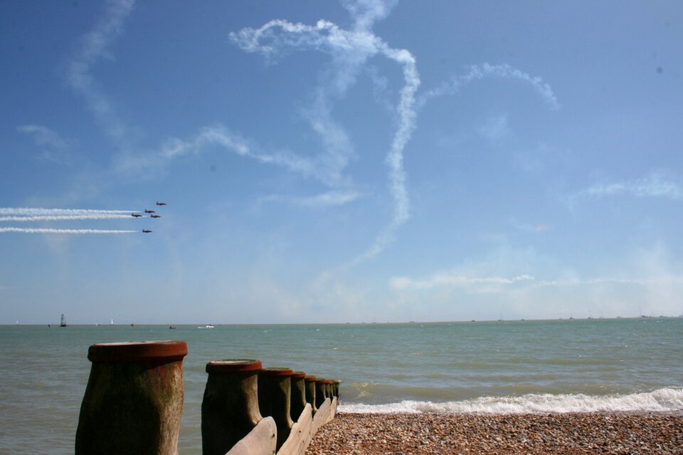 British plane eastbourne sky