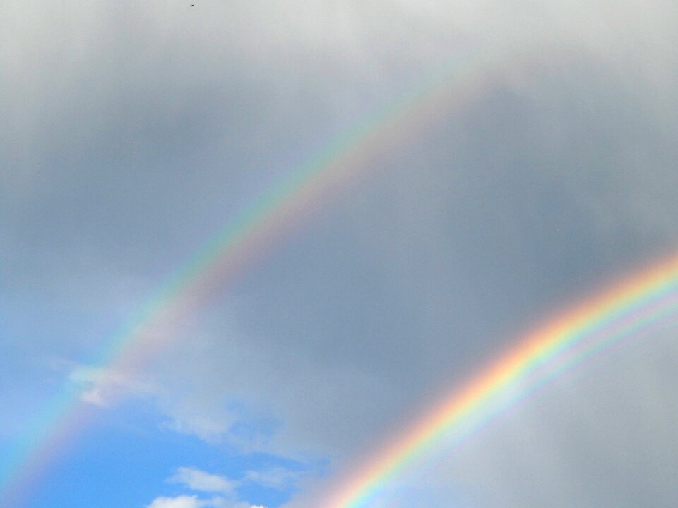 Sky clouds after the rain