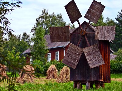 House wooden wings
