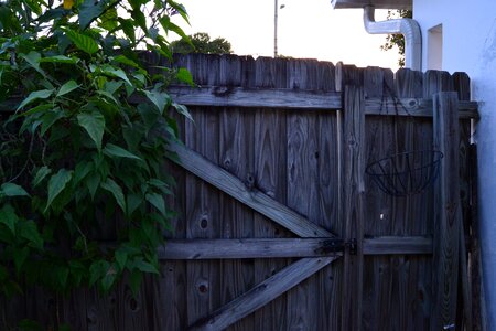 Entrance grunge wood