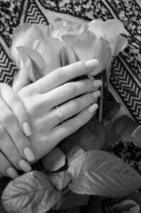Ring engagement flowers