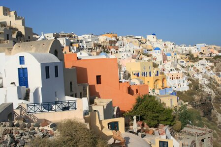 Cyclades greece santorini photo