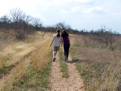 Outdoors teenager path