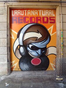 Record store record shop art