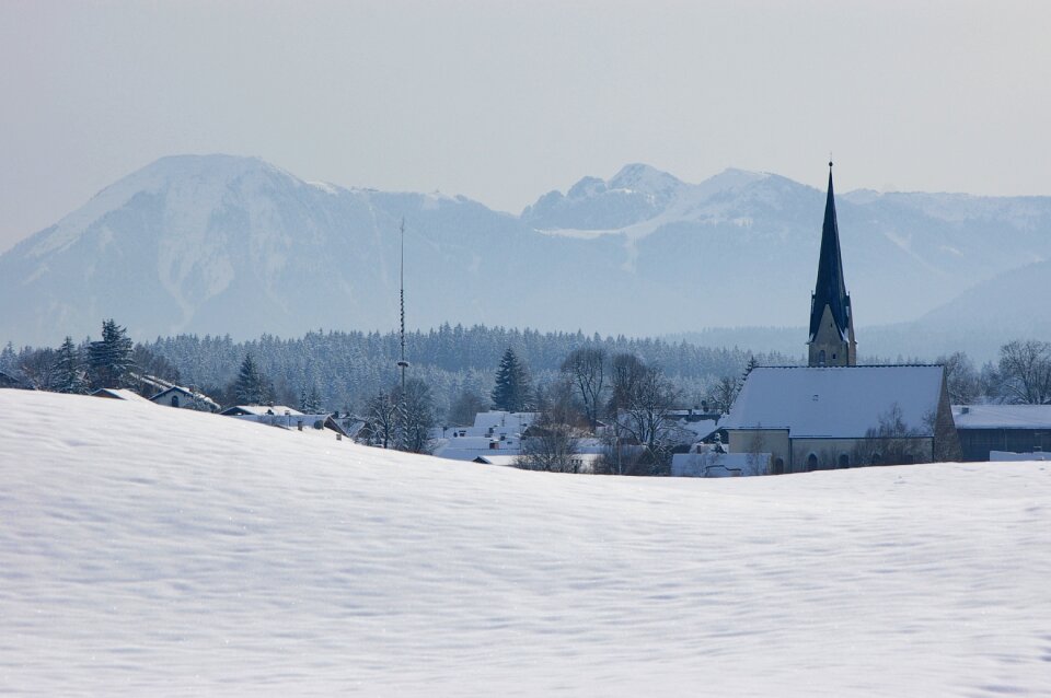 Snow landscape wintry