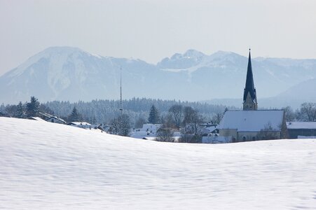 Snow landscape wintry photo
