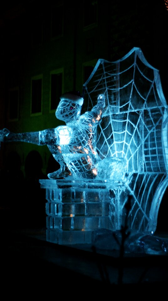 Sculpture winter frost