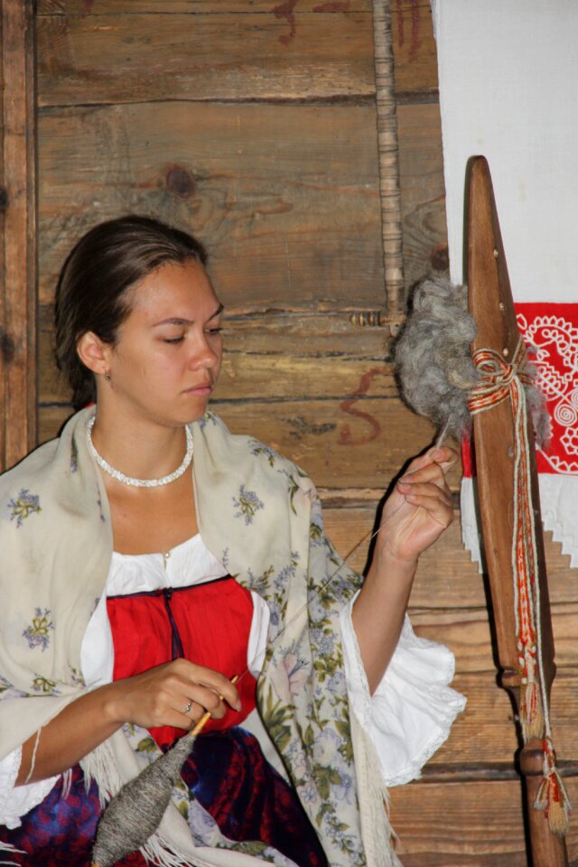 Arts and crafts fon traditional costume